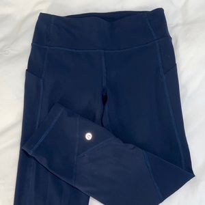 Blue Lululemon Leggings